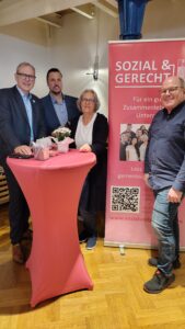 Stand zur Petition bei der Messe soziale Berufe